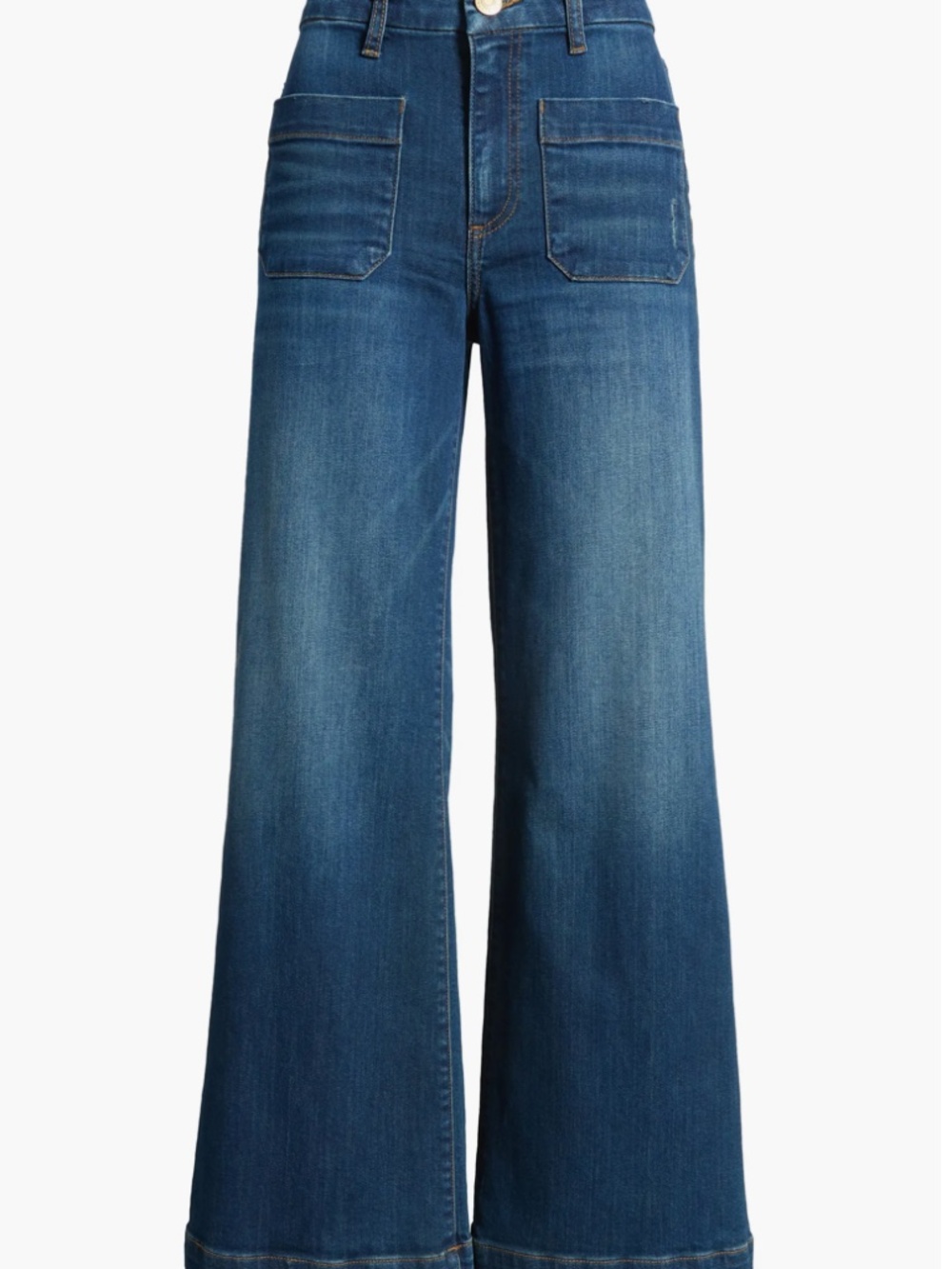 Kut from the Kloth - Meg Patch Pocket Wide Leg Jeans